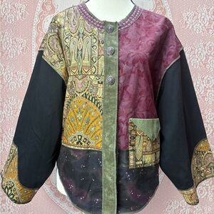 Handcrafted Boho Patchwork Jacket | Artisan Statement